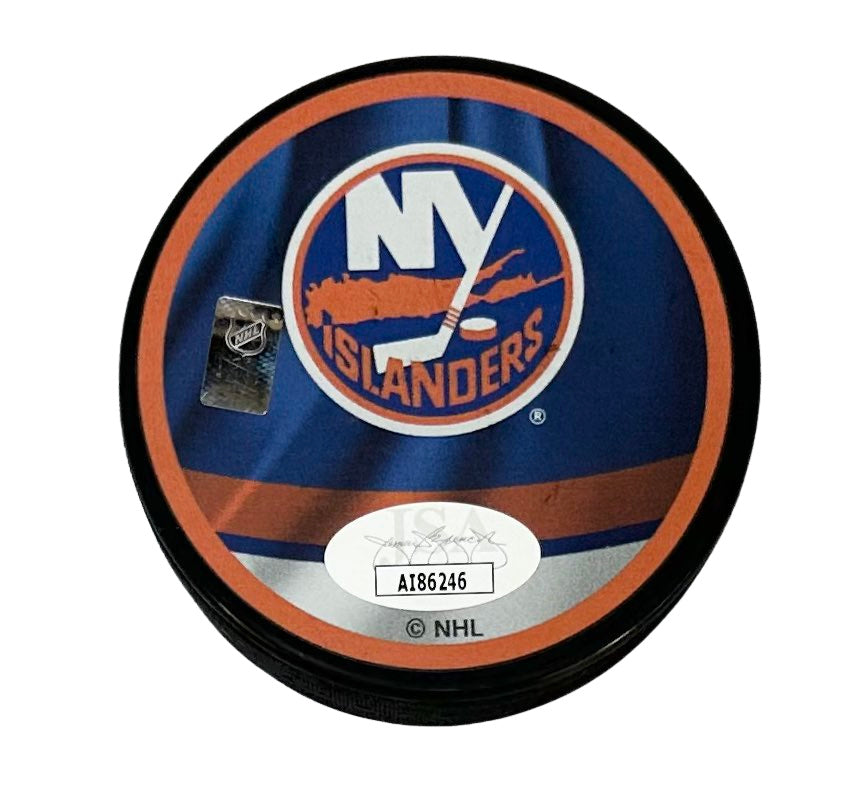 Noah Dobson autographed signed puck NHL New York Islanders JSA COA