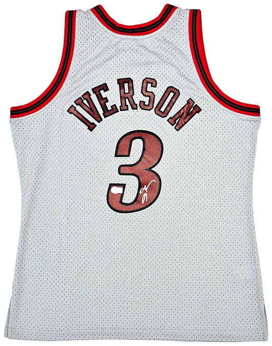 Allen Iverson Signed Mitchell & Ness 1997-98 Swingman Philadelphia 76ers Jersey - Beckett