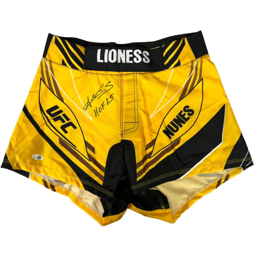 Amanda Nunes Signed Inscribed UFC Shorts - JSA