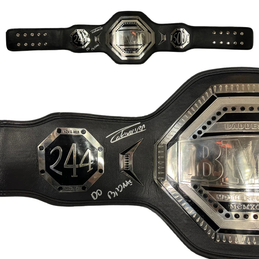 Charles Oliveira Signed Inscribed BMF UFC Belt - JSA