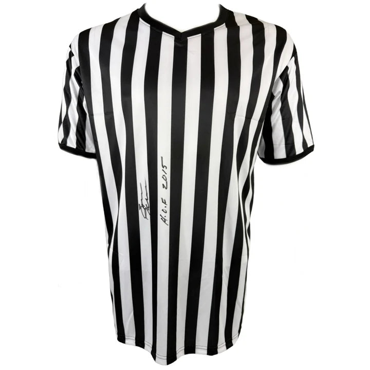 Earl Hebner Signed Inscribed Referee T-Shirt - JSA
