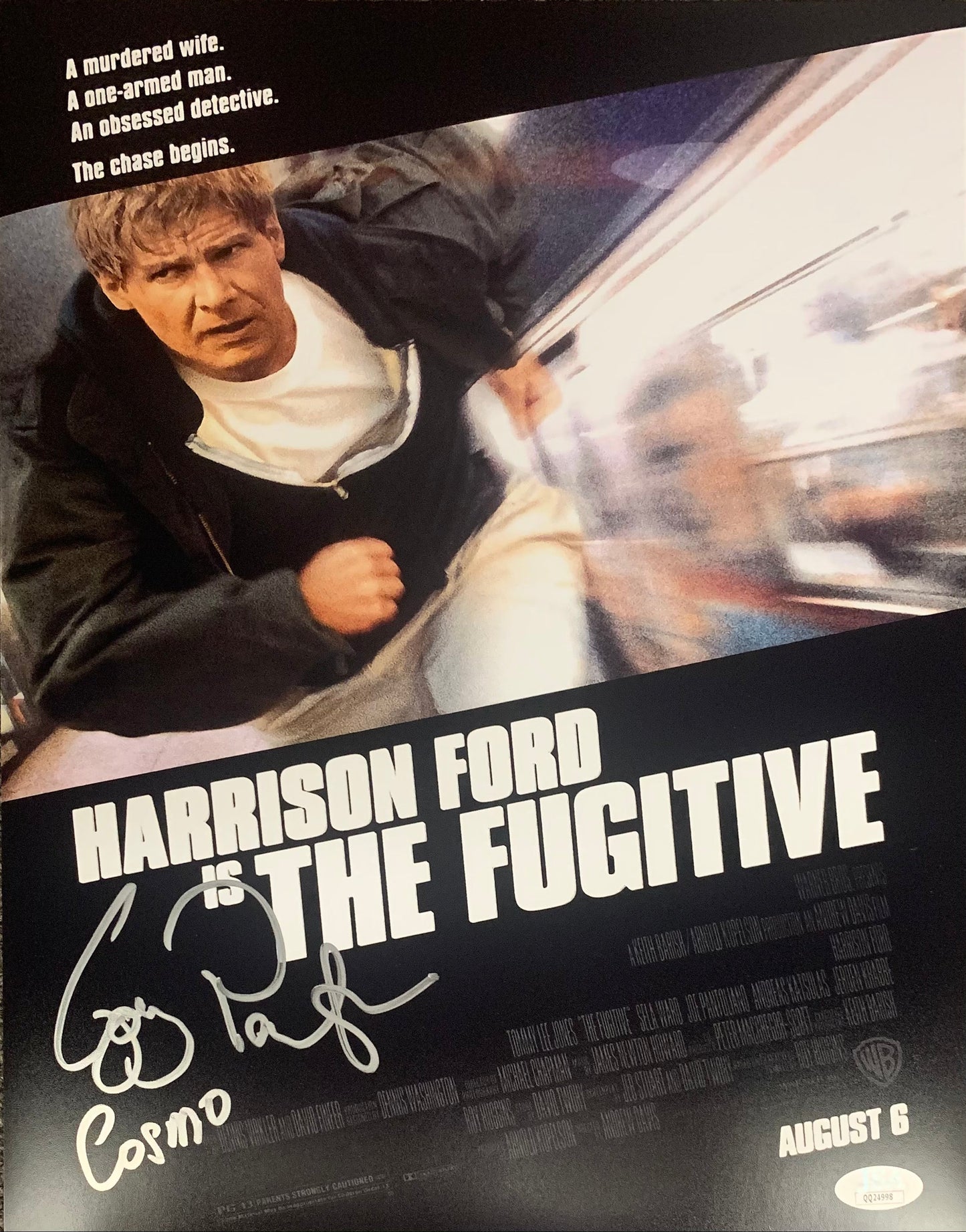 Joe Pantoliano autographed inscribed 11x14 photo The Fugitive JSA COA Cosmo