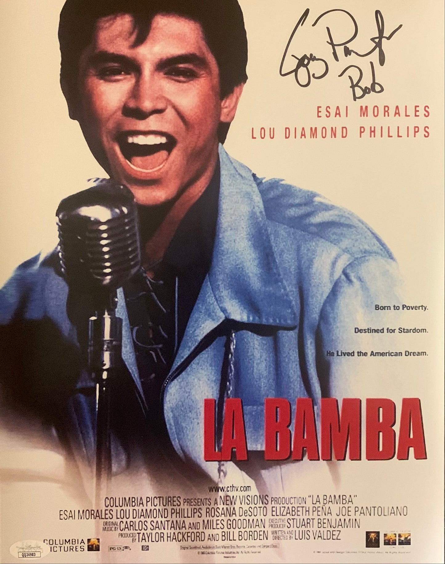 Joe Pantoliano autographed signed inscribed 11x14 photo JSA COA LA BAMBA Bob