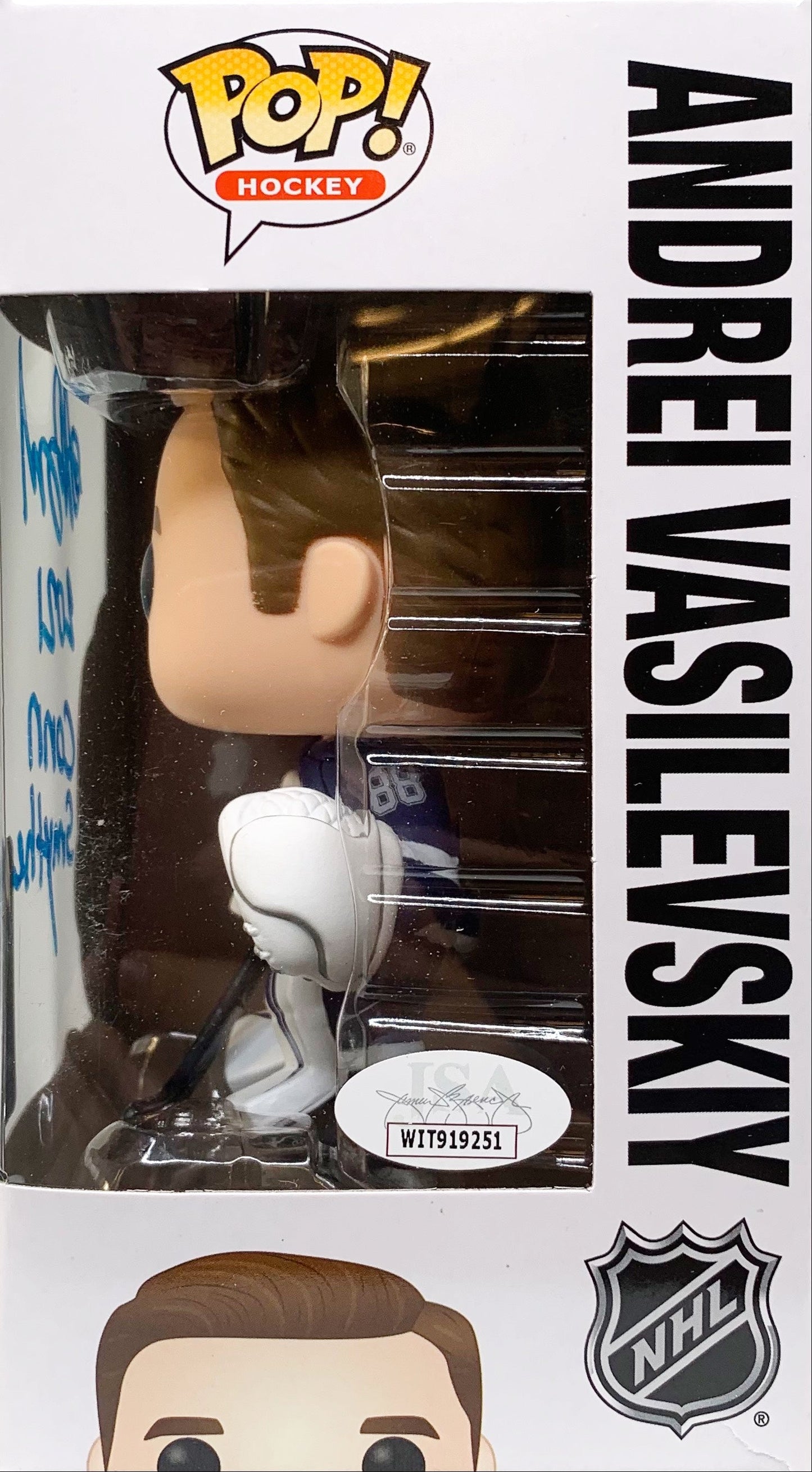Andrei Vasilevskiy autographed signed inscribed funko pop Tampa Bay Lightning JSA