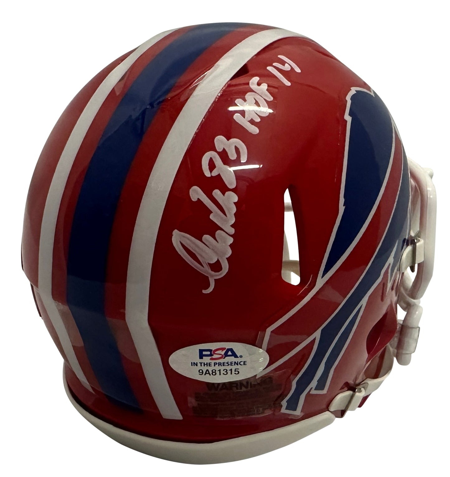 Andre Reed autographed signed inscribed mini helmet Buffalo Bills PSA COA