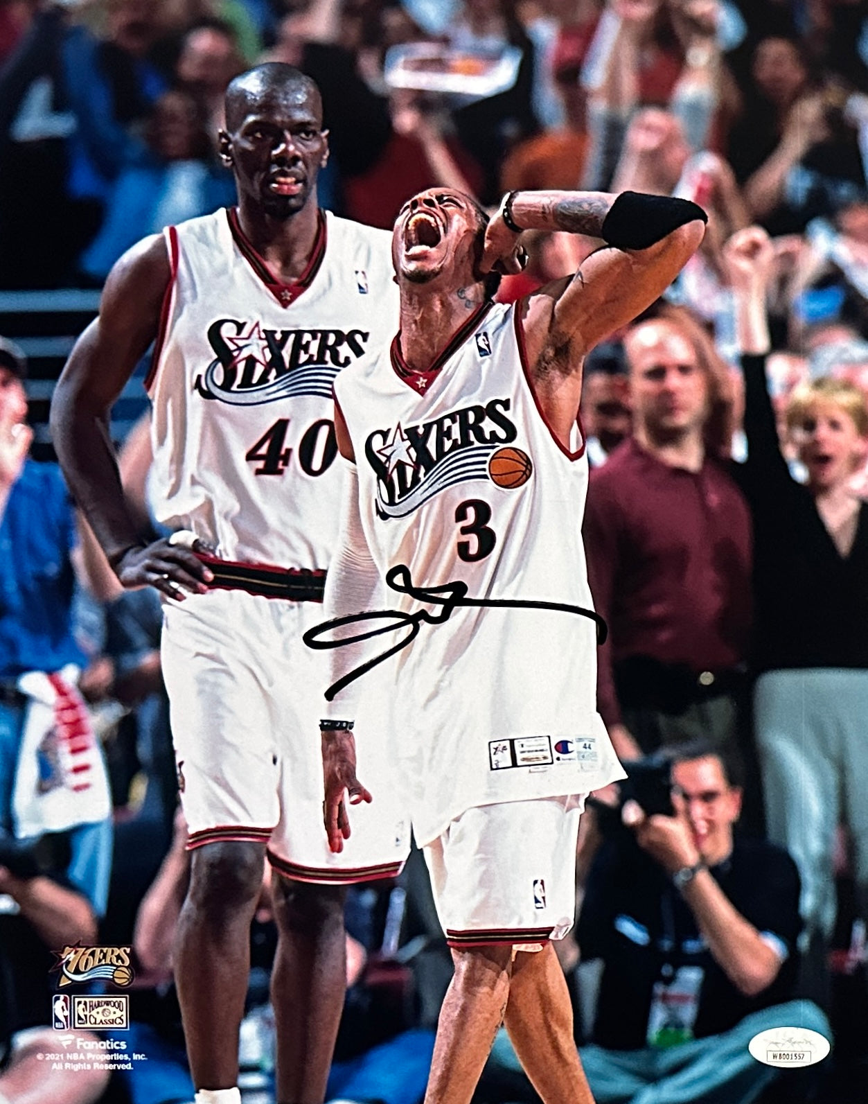 Allen Iverson autographed signed 11x14 photo Philadelphia 76ers NBA JSA COA