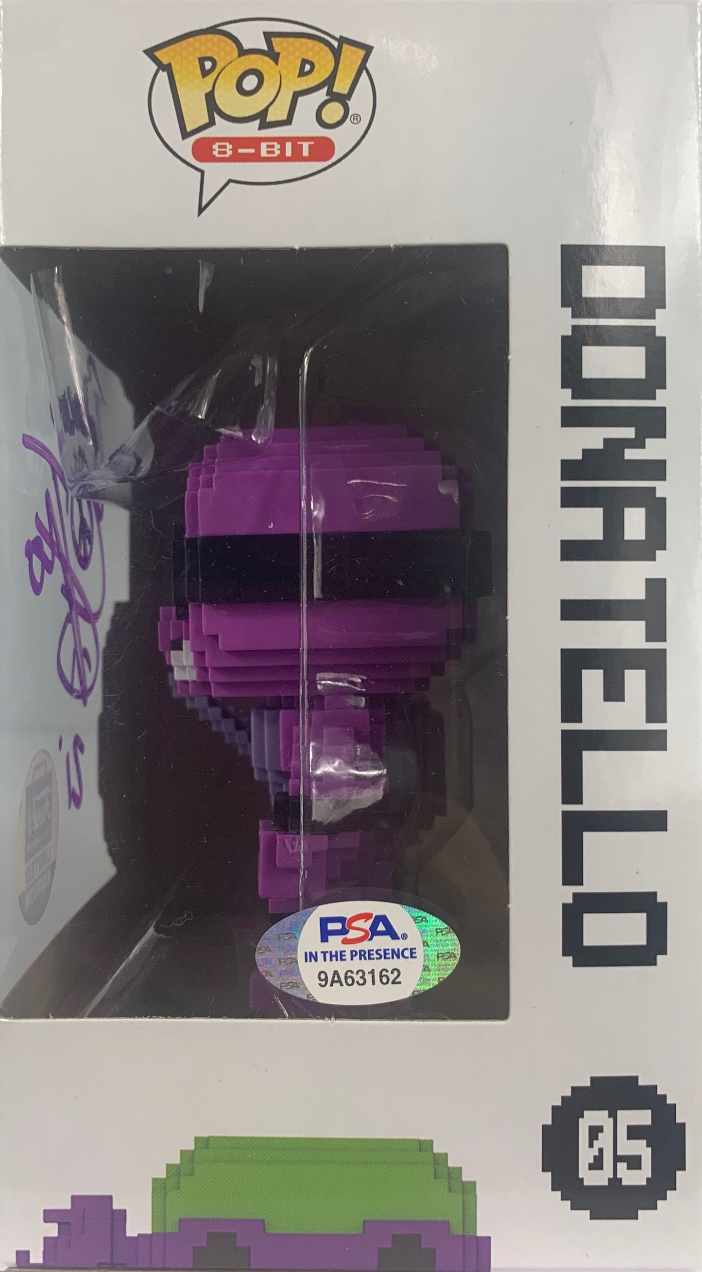 Corey Feldman autograph signed insc Funko Pop 8 Bit 5 Ninja Turtle Donatello PSA