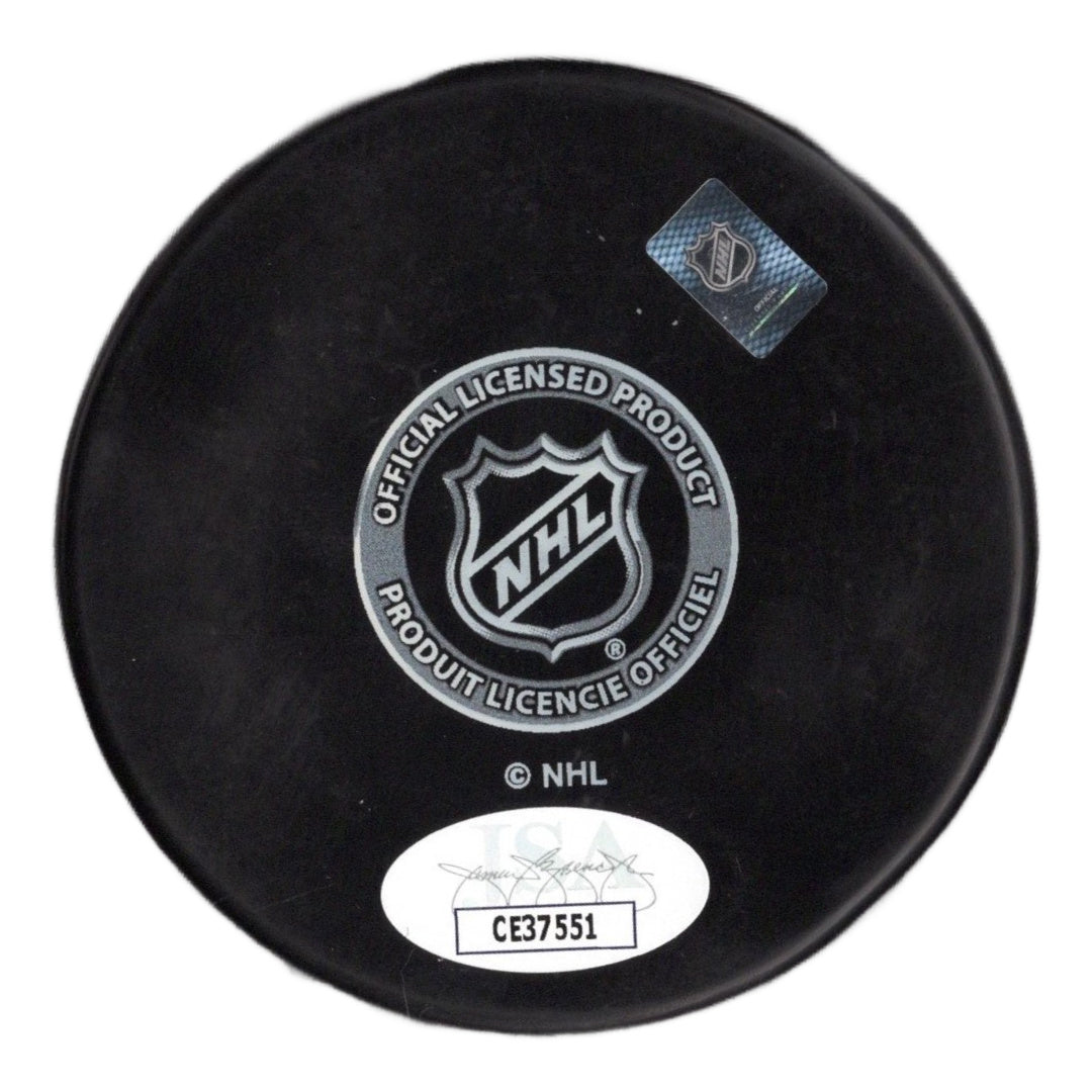 Jesperi Kotkaniemi autographed signed puck NHL Montreal Canadiens JSA COA