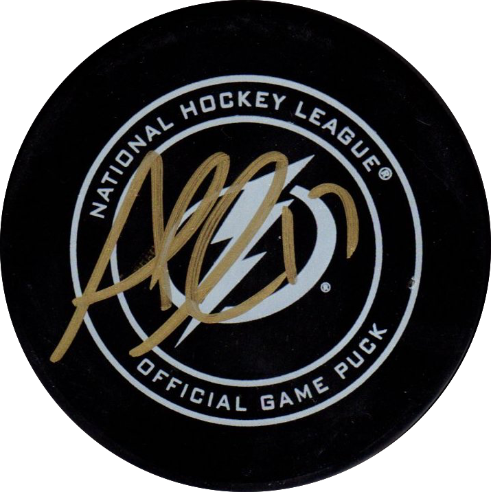 Alex Killorn autographed signed authentic puck NHL Tampa Bay Lightning PSA COA