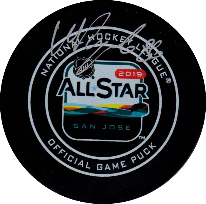 Nikita Kucherov autographed signed All Star puck NHL Tampa Bay Lightning PSA