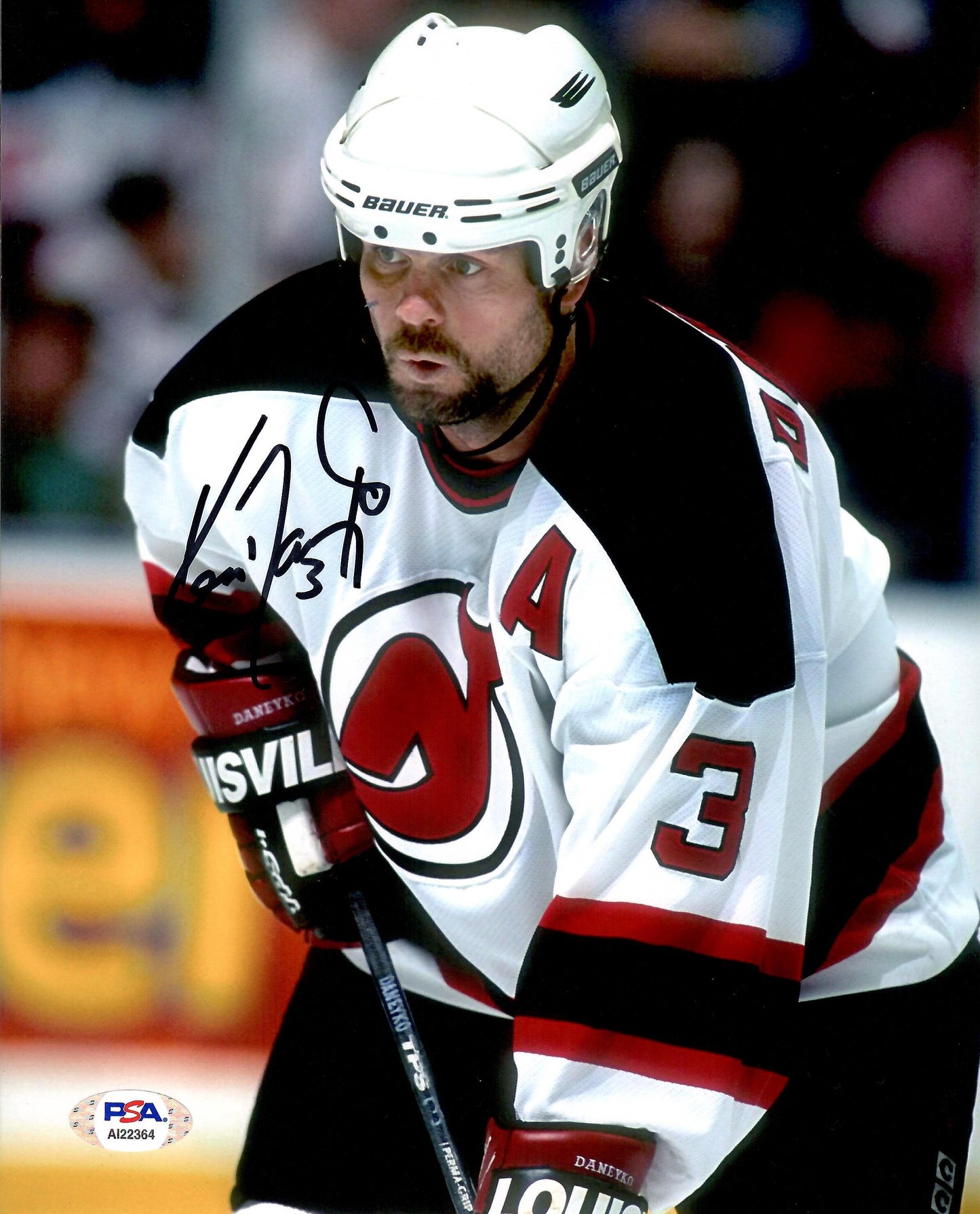 Ken Daneyko autographed signed 8x10 photo NHL New Jersey Devils PSA COA