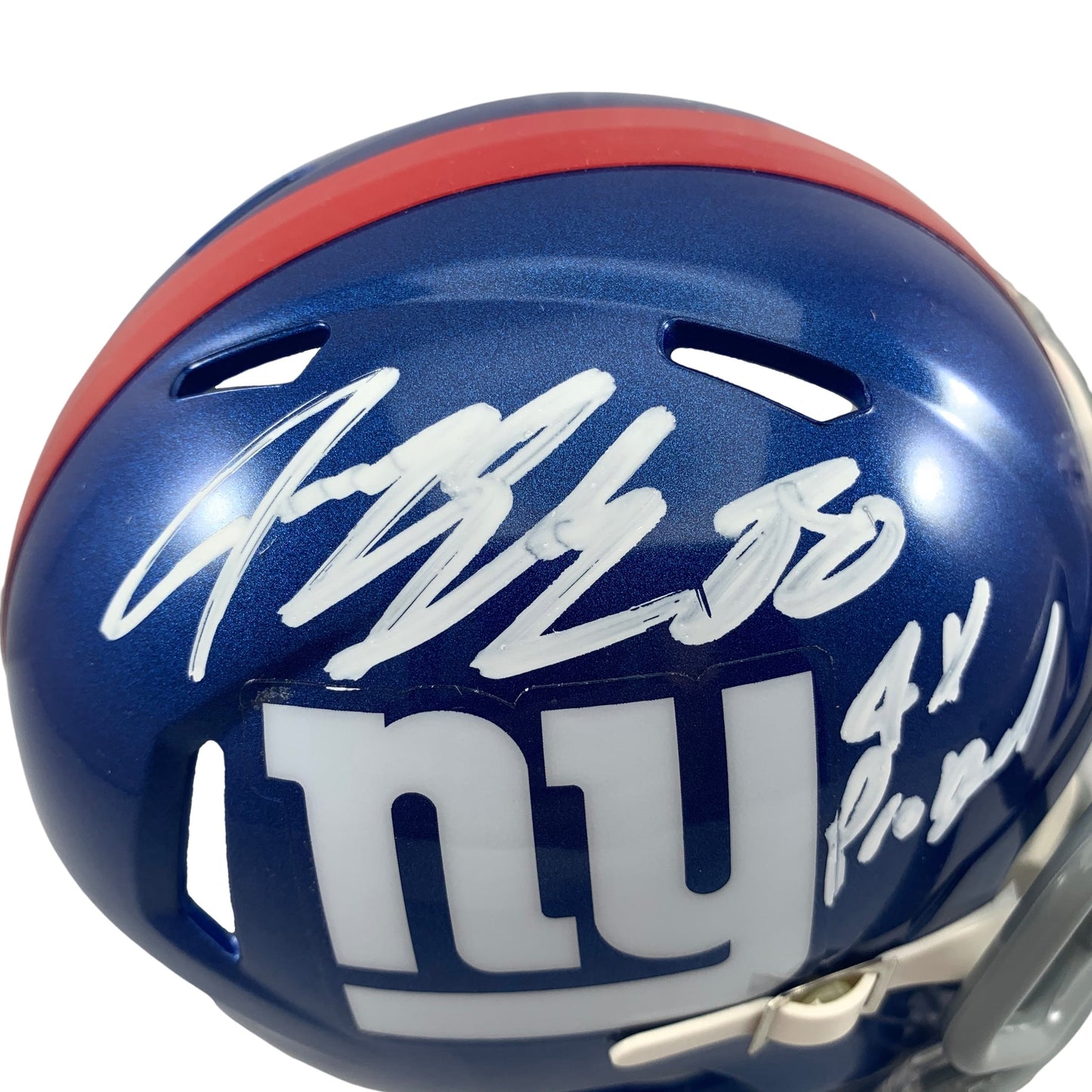 Jeremy Shockey autographed signed inscribed mini helmet New York Giants JSA COA