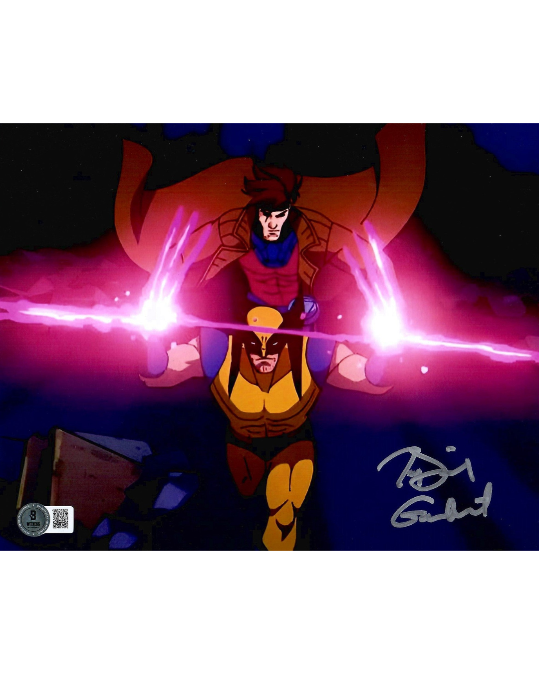 X-Men Tony Daniels Autographed Signed Inscribed 8x10 Photo Gambit BAS