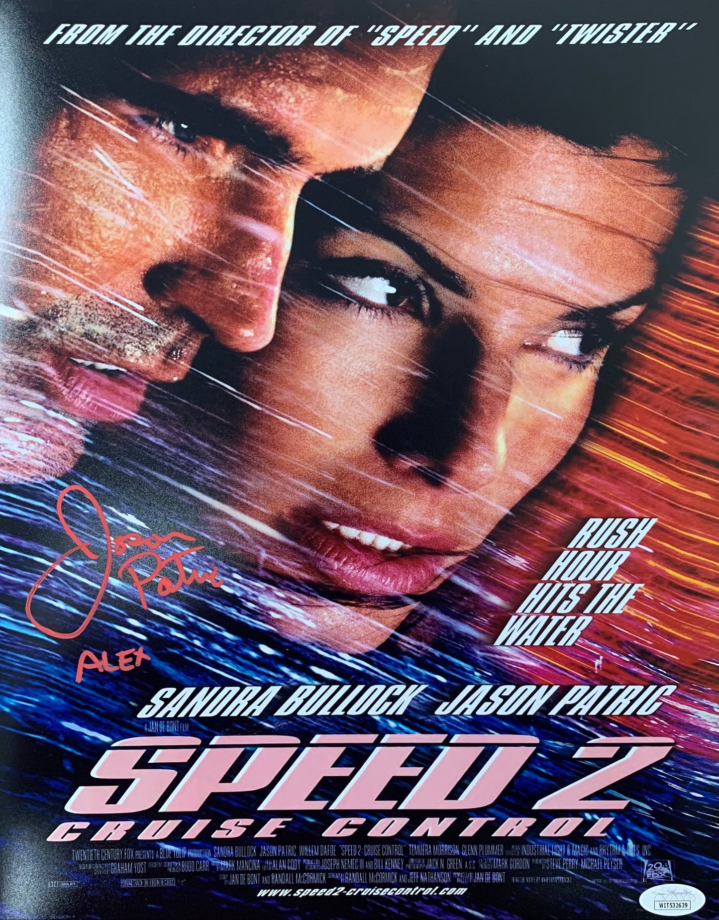 Jason Patric autographed signed Inscribed 11x14 photo JSA COA Speed 2 Alex