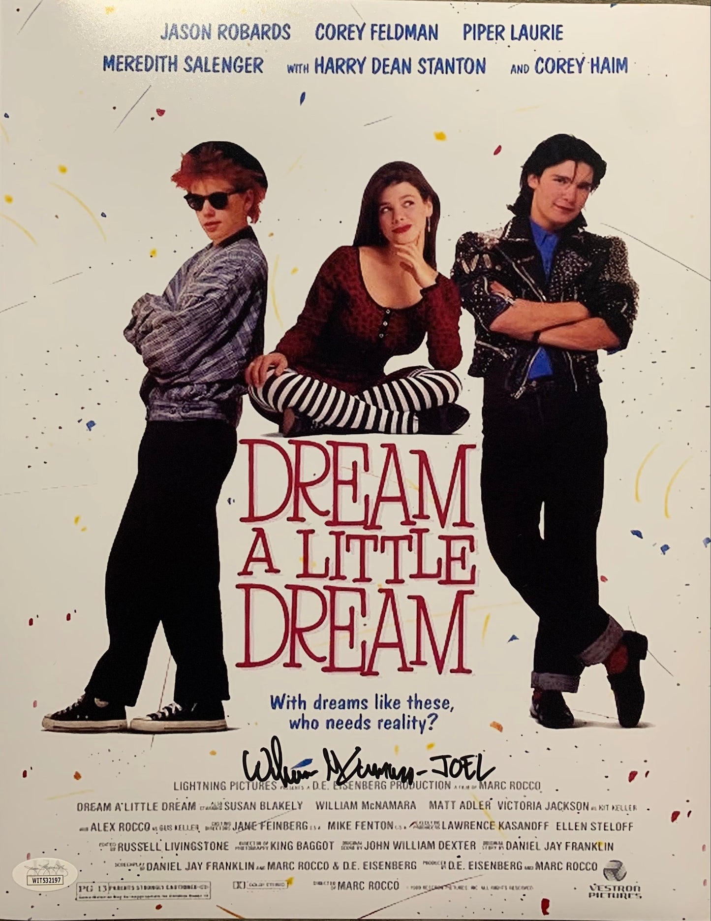 William McNamara autographed inscribed 11x14 photo JSA COA Dream a Little Dream
