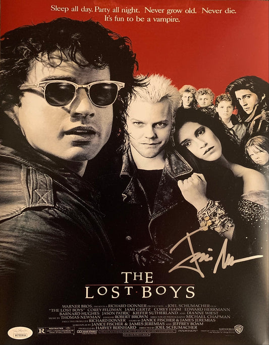 Jamison Newlander autographed signed 11x14 photo JSA COA Lost Boys Alan