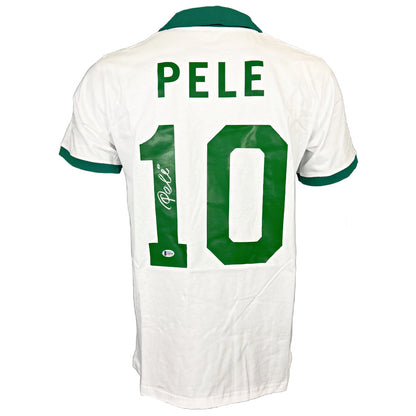 Pele autographed signed jersey World Cup Brazilian national team Beckett