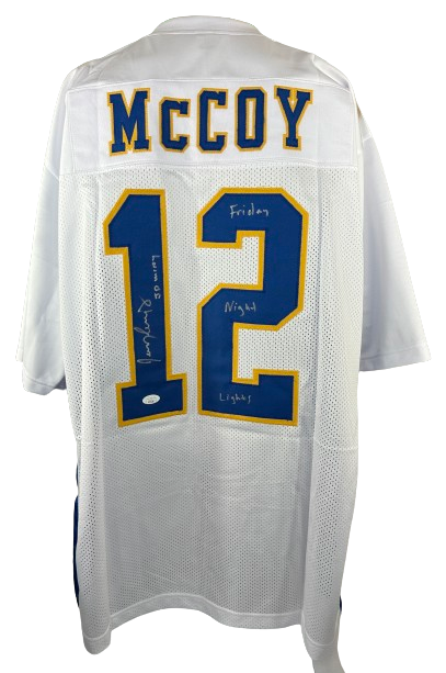 Jeremy Sumpter autographed inscribed jersey Friday Night Lights JSA J.D McCoy