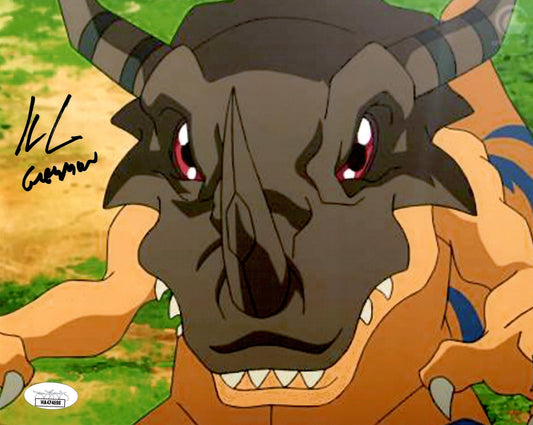 Kyle Hebert autographed inscribed 8x10 photo Digimon Adventure JSA COA Greymon