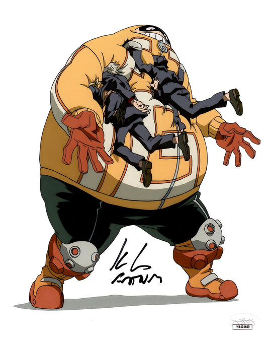 Kyle Hebert autographed inscribed 8x10 photo My Hero Academia JSA COA Fatgum