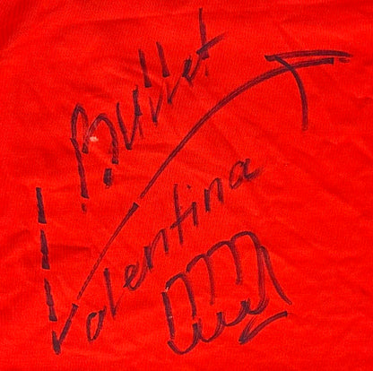 Valentina Shevchenko autographed signed shirt UFC Training Worn LOA MMA