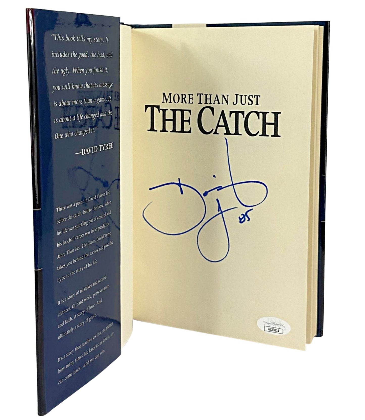 David Tyree autographed book More Than Just The Catch NFL New York Giants JSA