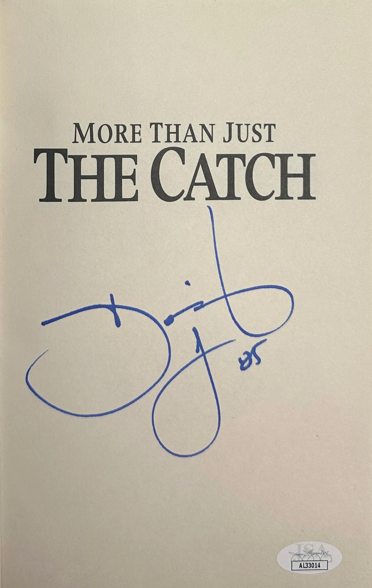 David Tyree autographed book More Than Just The Catch NFL New York Giants JSA
