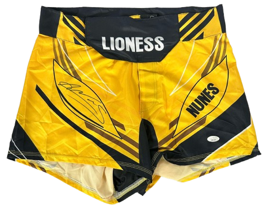Amanda Nunes autographed signed trunks UFC JSA COA The Lioness