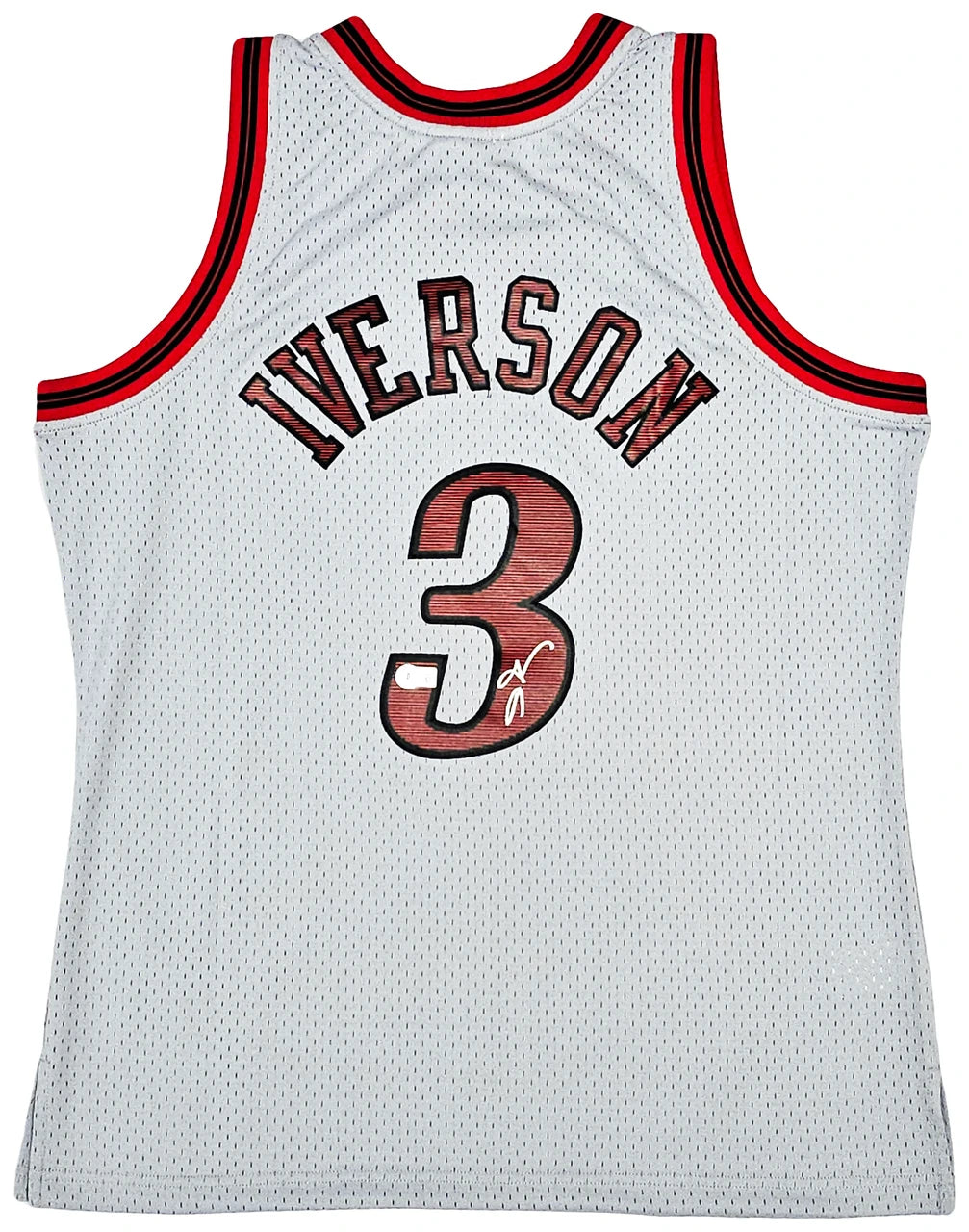 Allen Iverson Signed Mitchell & Ness 1997-98 Swingman Philadelphia 76ers Jersey - Beckett