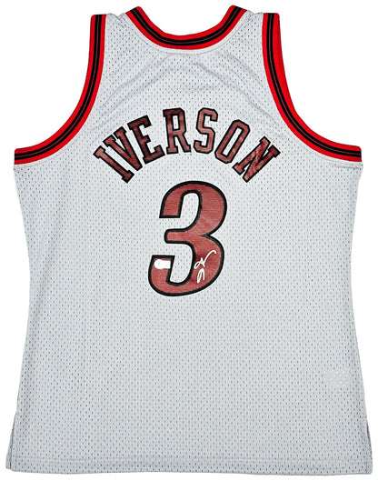Allen Iverson Signed Mitchell & Ness 1997-98 Swingman Philadelphia 76ers Jersey - Beckett