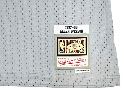 Allen Iverson Signed Mitchell & Ness 1997-98 Swingman Philadelphia 76ers Jersey - Beckett