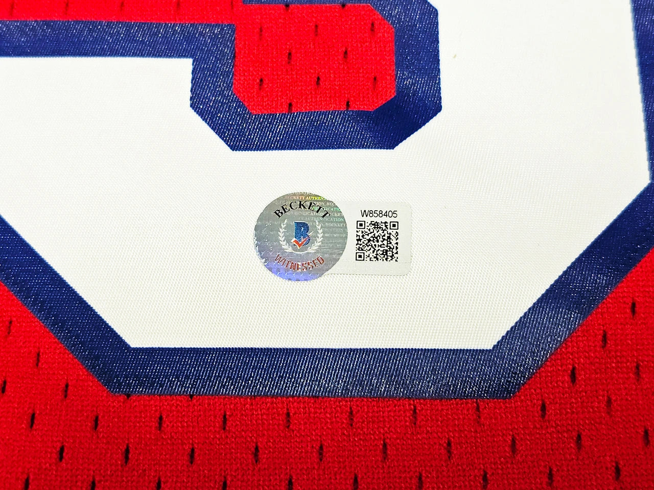 Allen Iverson Signed Mitchell & Ness 2002-03 Swingman Philadelphia 76ers Jersey - Beckett