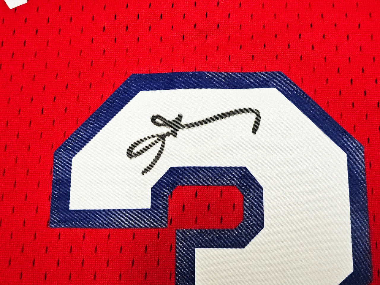 Allen Iverson Signed Mitchell & Ness 2002-03 Swingman Philadelphia 76ers Jersey - Beckett