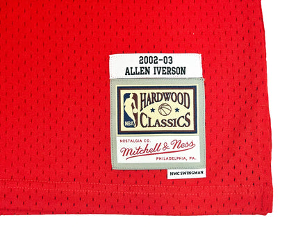 Allen Iverson Signed Mitchell & Ness 2002-03 Swingman Philadelphia 76ers Jersey - Beckett