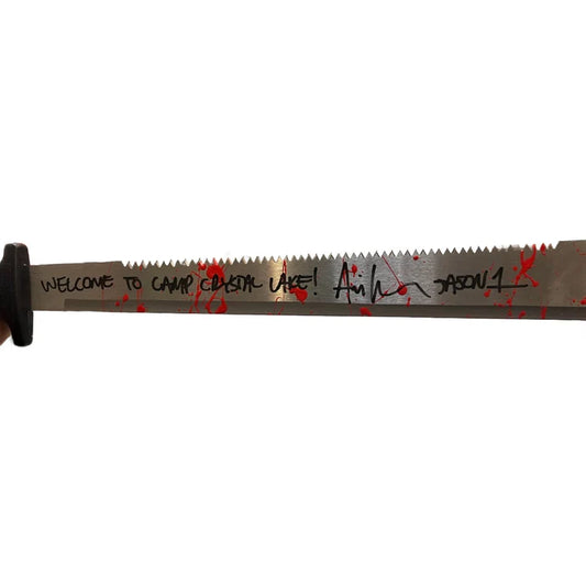 Ari Lehman Signed Inscribed Friday the 13th  Machete  - JSA