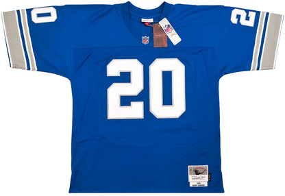 Barry Sanders Signed Mitchell & Ness 1996 NFL Legacy Throwback Detroit Lions Jersey - Beckett