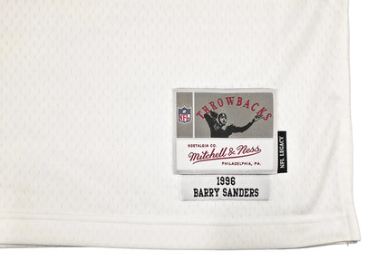 Barry Sanders Signed Mitchell & Ness 1996 NFL Legacy Throwback Detroit Lions Jersey - Beckett