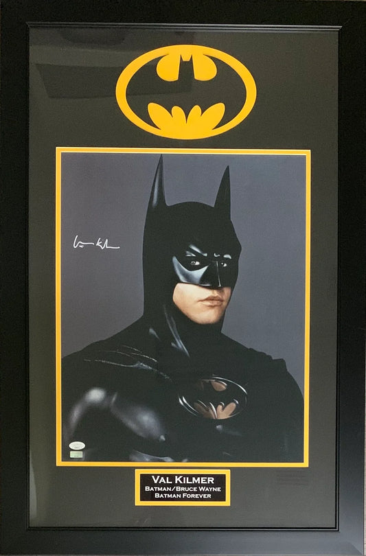 Val Kilmer Signed Framed 16x20 Batman Forever Photo - JSA