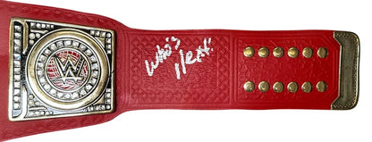 Bill Goldberg Signed Inscribed Replica Championship Belt - JSA