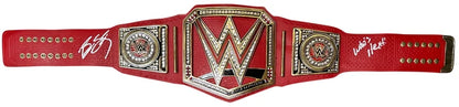 Bill Goldberg Signed Inscribed Replica Championship Belt - JSA