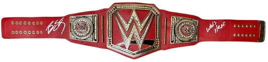 Bill Goldberg Signed Inscribed Replica Championship Belt - JSA