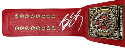 Bill Goldberg Signed Inscribed Replica Championship Belt - JSA