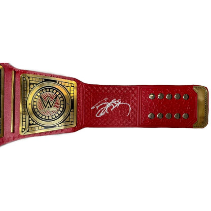 Bill Goldberg Signed Replica Championship Belt - JSA