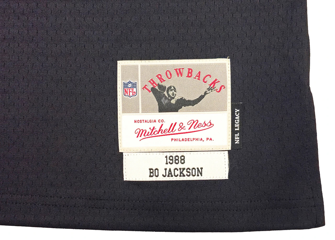 Bo Jackson Signed Mitchell & Ness 1988 Throwback  Oakland Raiders Jersey - Beckett