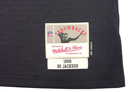 Bo Jackson Signed Mitchell & Ness 1988 Throwback  Oakland Raiders Jersey - Beckett