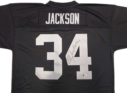 Bo Jackson Signed Mitchell & Ness 1988 Throwback  Oakland Raiders Jersey - Beckett