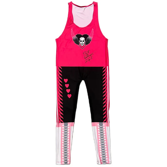Bret The Hitman Hart Signed Inscribed Leotard Singlet - JSA