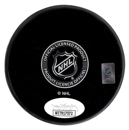 Ondrej Palat autograph signed inscribed puck Tampa Bay Lightning JSA Witness