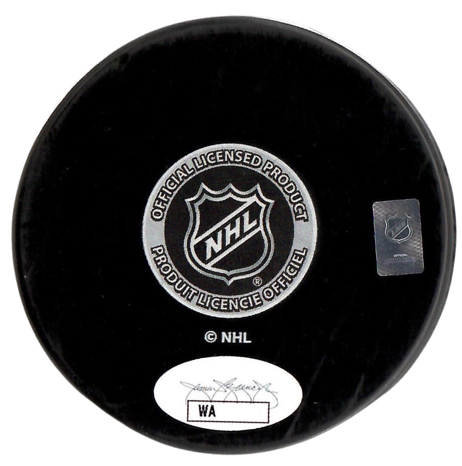 Victor Hedman autographed signed Authentic Puck NHL Tampa Bay Lightning JSA COA