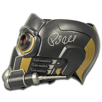 Samuel L Jackson, Paul Rudd Cast Signed Starlord Mask - JSA